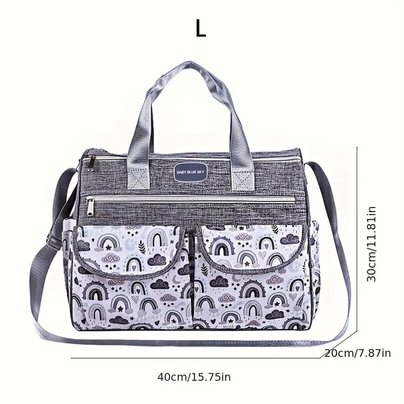 Baby King Sky Large Baby Diaper Bag | Multi-Function Water | Resistant Travel Tote