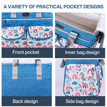 Baby King Sky Large Baby Diaper Bag | Multi-Function Water | Resistant Travel Tote