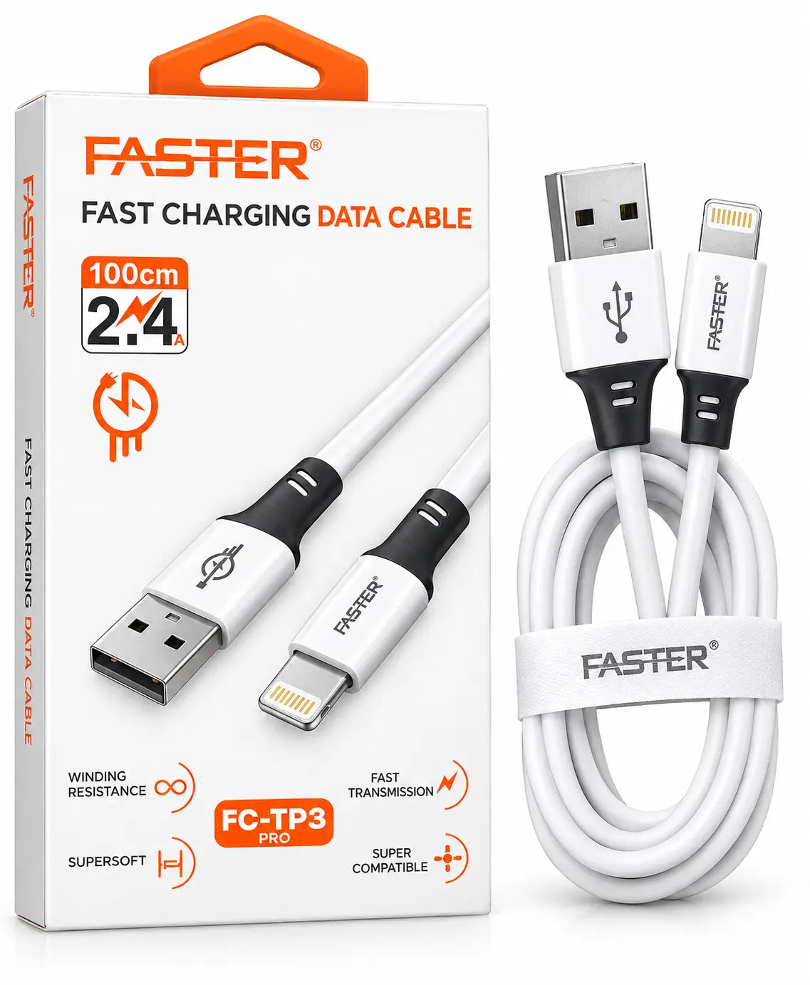 FASTER FC-TP3 PRO | Fast Charging Data Cable