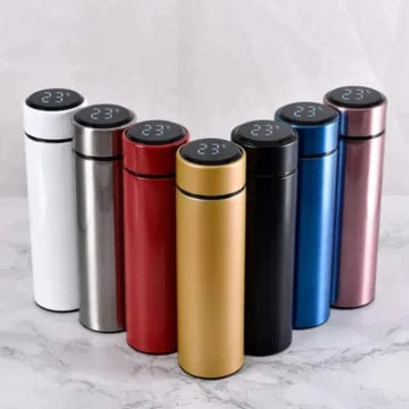 Smart Temperature Display Water Bottle 500ml | Stainless Steel