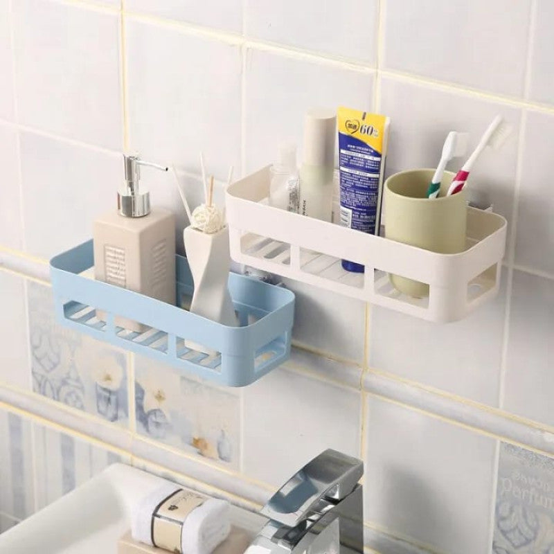 Generic Corner Saver Multipurpose Kitchen Bathroom Shelf Wall Holder Storage Rack | Smart Triangular Space-Saving Design