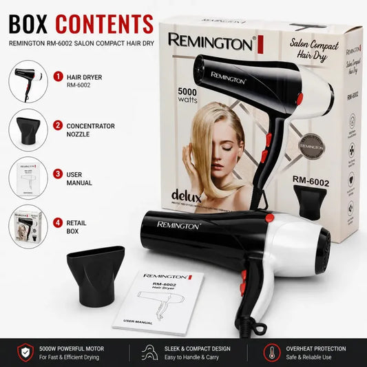 Remington RM-6002 Salon Compact | Hair Dryer 5000W