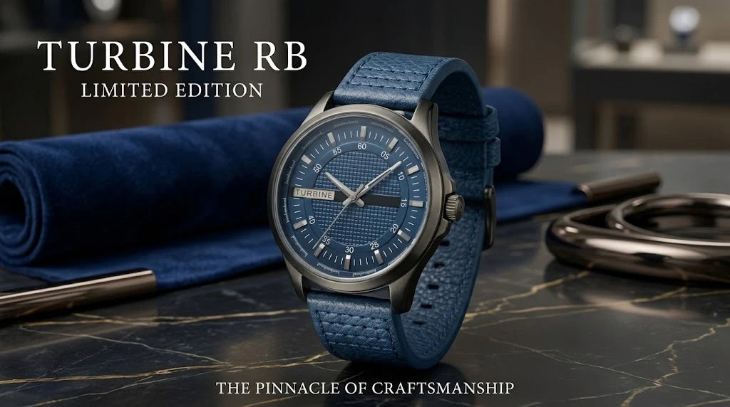 Turbine RB Limited Edition Blue  Dial M7 | Textured Blue Strap |  Men's Watch