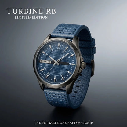 Turbine RB Limited Edition Blue  Dial M7 | Textured Blue Strap |  Men's Watch